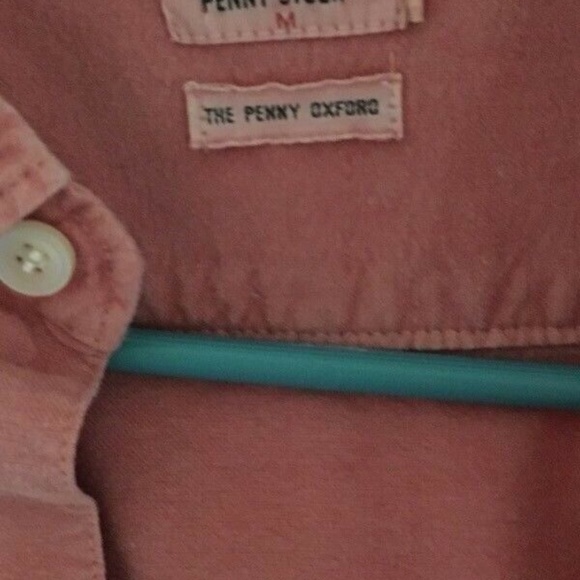 Penny Stock Shirt Medium Short Sleeve Button Down Coin Collectors - Picture 6 of 6